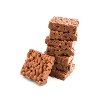 Chocolate with rice Stock Photos