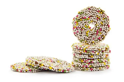 Chocolate rings Stock Photos