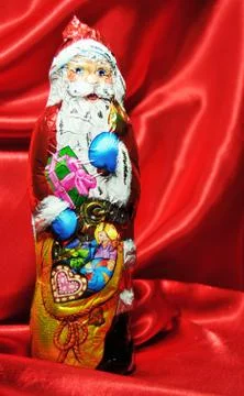 Chocolate Santa Stock Photos