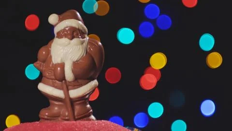 Chocolate Santa Stock Photos