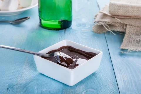 Chocolate sauce Stock Photos