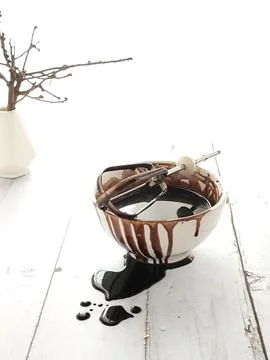 Chocolate Sauce Stock Photos