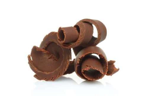 Chocolate shavings. Stock Photos
