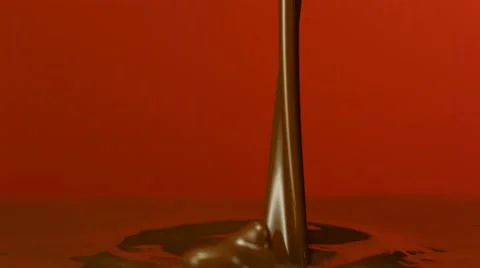 Chocolate, Slow Motion Stock Footage 9300324