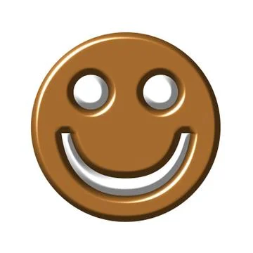 Chocolate Smiley Stock Illustration