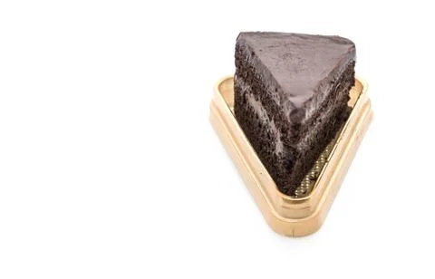 Chocolate soft cake Stock Photos