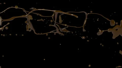 Chocolate splash 02 Stock Footage 340519660