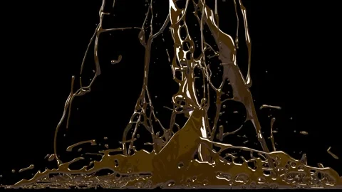 Chocolate splash 9 Stock Footage 340519701