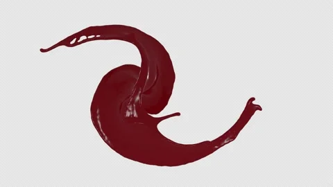 Chocolate Splash, With Alpha Matte Stock Footage 164538224