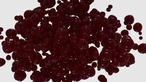 Chocolate Splash, With Alpha Matte Stock Footage 165888291