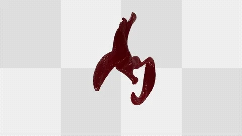 Chocolate Splash, With Alpha Matte Stock Footage 285338175