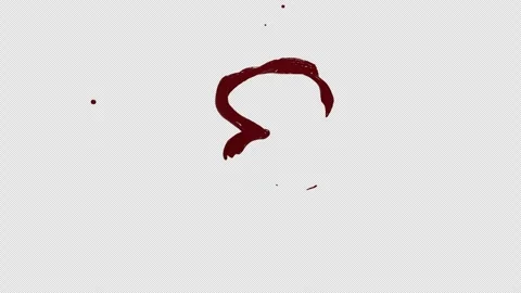 Chocolate Splash, With Alpha Matte Stock Footage 323118912