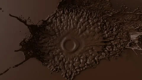 Chocolate splash Stock Footage 89676815