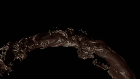 Chocolate splash 스톡 동영상 89676909