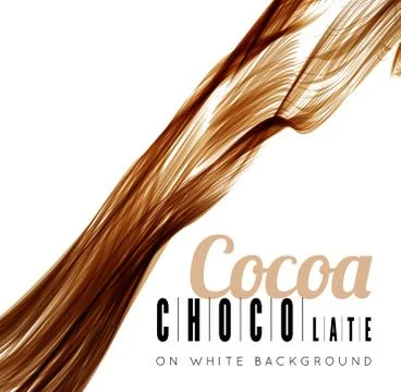 Chocolate splash Stock Illustration