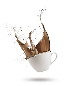 Chocolate splash Stock Illustration
