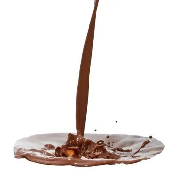 Chocolate splash Stock Photos