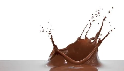 Chocolate splash Stock Photos