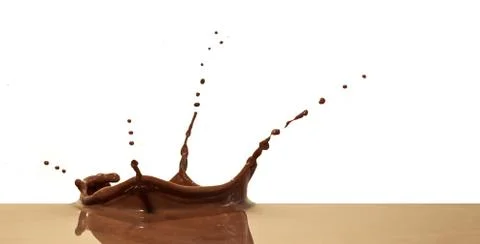 Chocolate splash Stock Photos