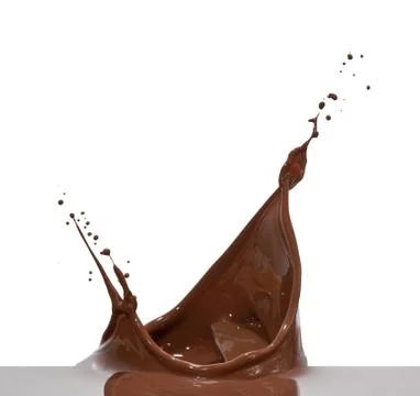 Chocolate splash Stock Photos