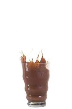 Chocolate splash Stock Photos