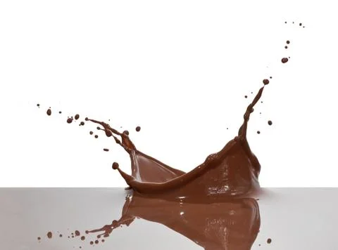 Chocolate splash Stock Photos
