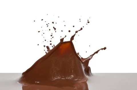 Chocolate splash Stock Photos