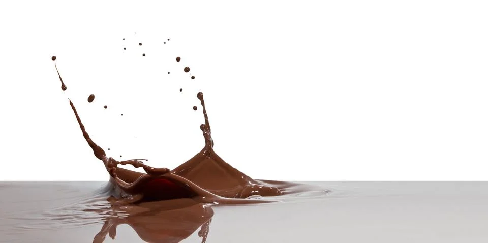 Chocolate splash Stock Photos