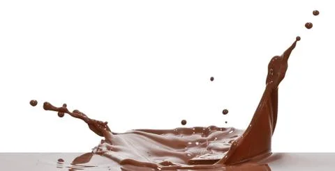 Chocolate splash Stock Photos