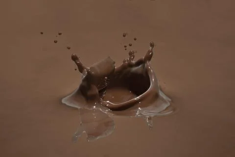 Chocolate splash Stock Photos