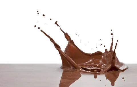 Chocolate splash Stock Photos