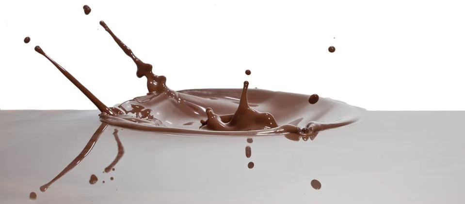 Chocolate splash Stock Photos