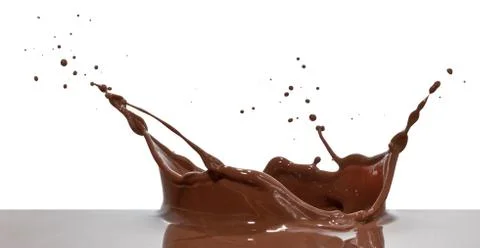 Chocolate splash Stock Photos