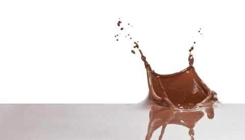 Chocolate splash Stock Photos