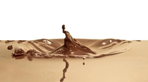 Chocolate splash Stock Photos