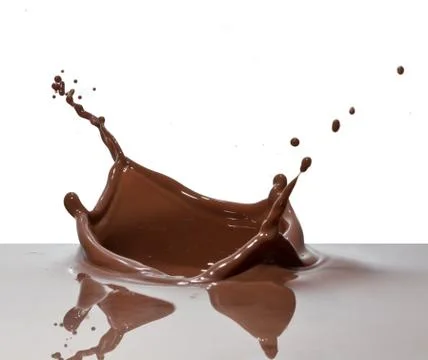 Chocolate splash Stock Photos