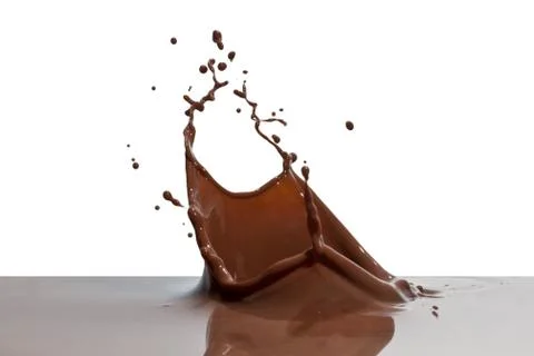 Chocolate splash Stock-Fotos