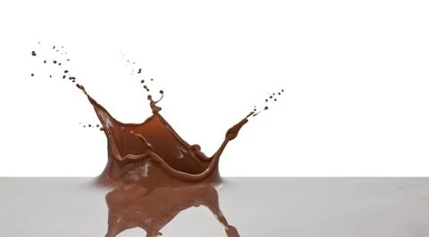 Chocolate splash Stock Photos