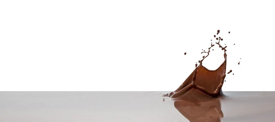 Chocolate splash Stock Photos