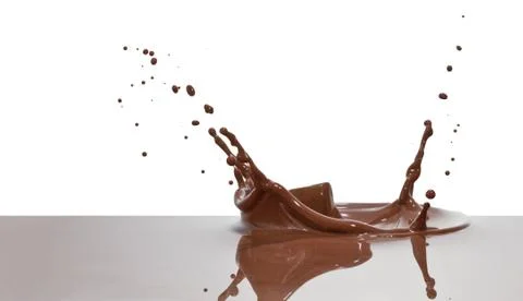 Chocolate splash Foto stock