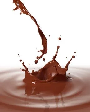 Chocolate splash Stock Photos