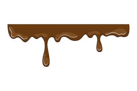Chocolate splat vector illustration Stock Illustration