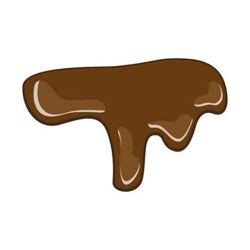 Chocolate splat vector illustration Stock Illustration