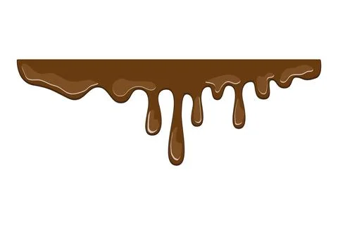 Chocolate splat vector illustration Stock Illustration