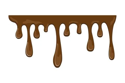 Chocolate splat vector illustration Stock Illustration
