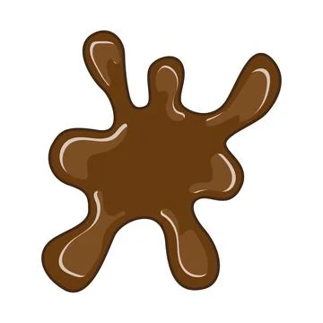 Chocolate splat vector illustration Stock Illustration