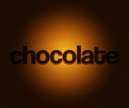 Chocolate spotlight backdrop Stock Illustration