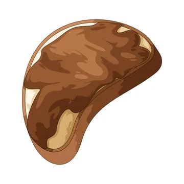 Chocolate spread illustration Stock Illustration