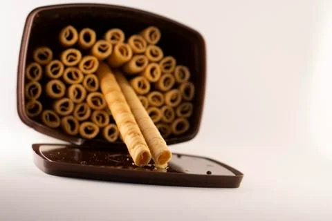 Chocolate sticks Stock Photos