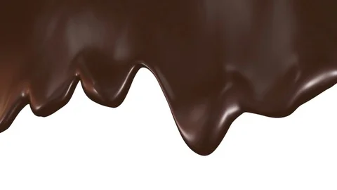Chocolate streams animation Video stock 74922603
